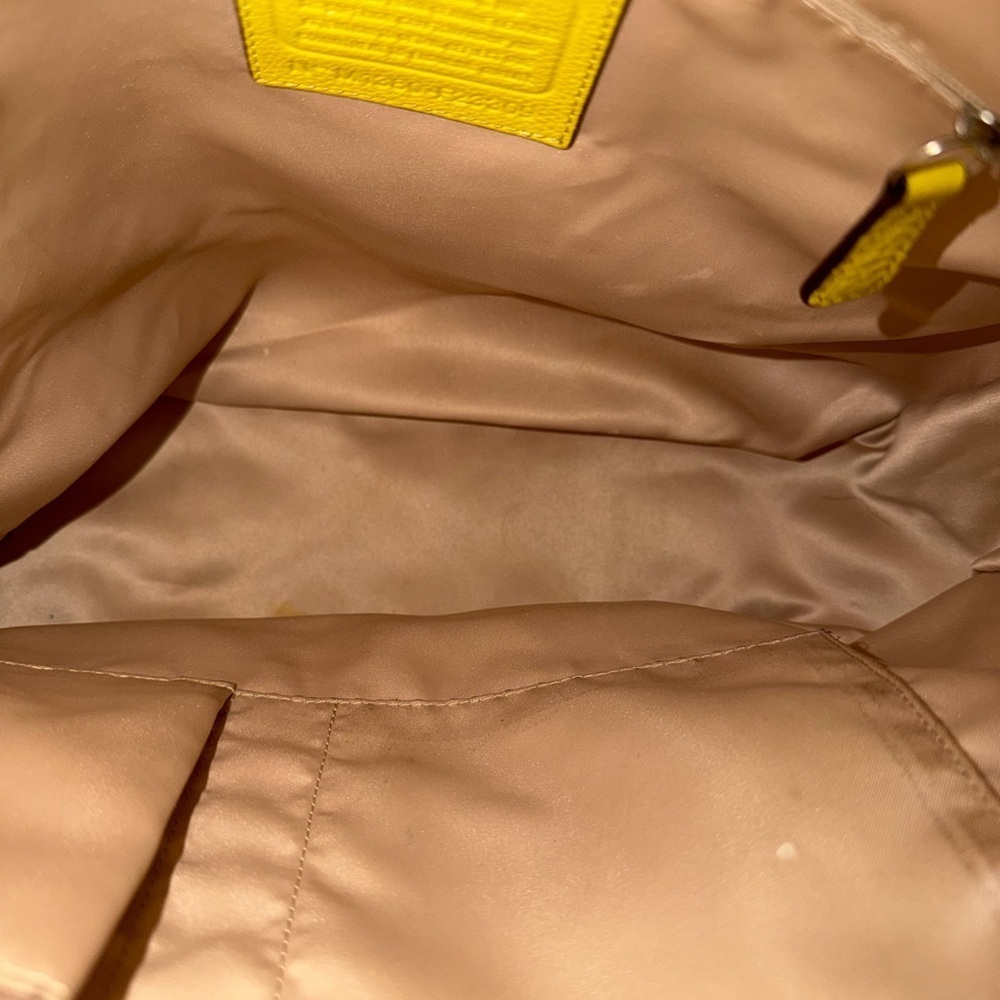 Coach Vibrant Yellow Leather Hobo Bag - Picture 12 of 12